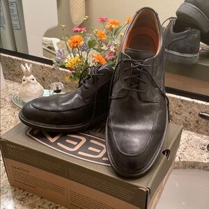 Clarks Black Leather Men's Shoes